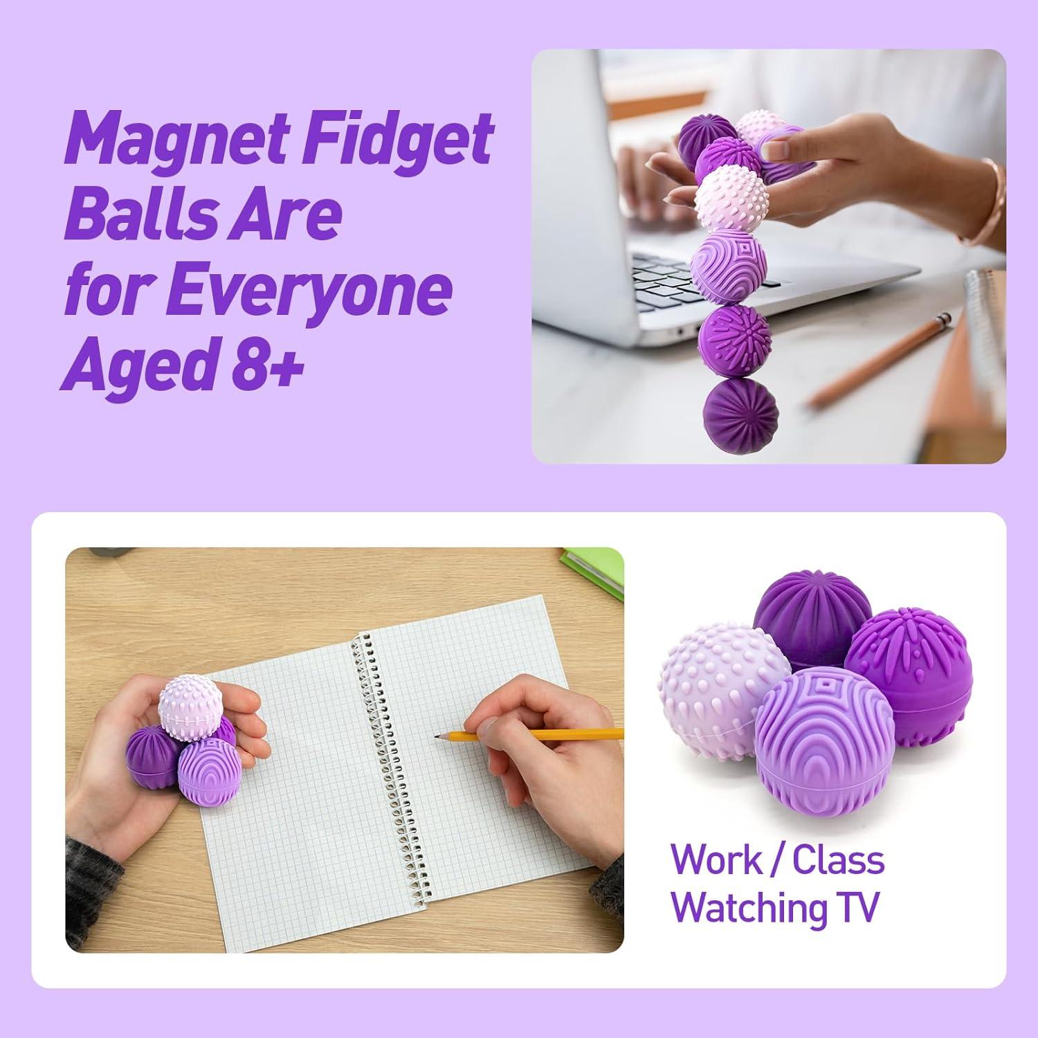 Pelotas Magnéticas Antiestrés iKrto 8 Piezas Silicona