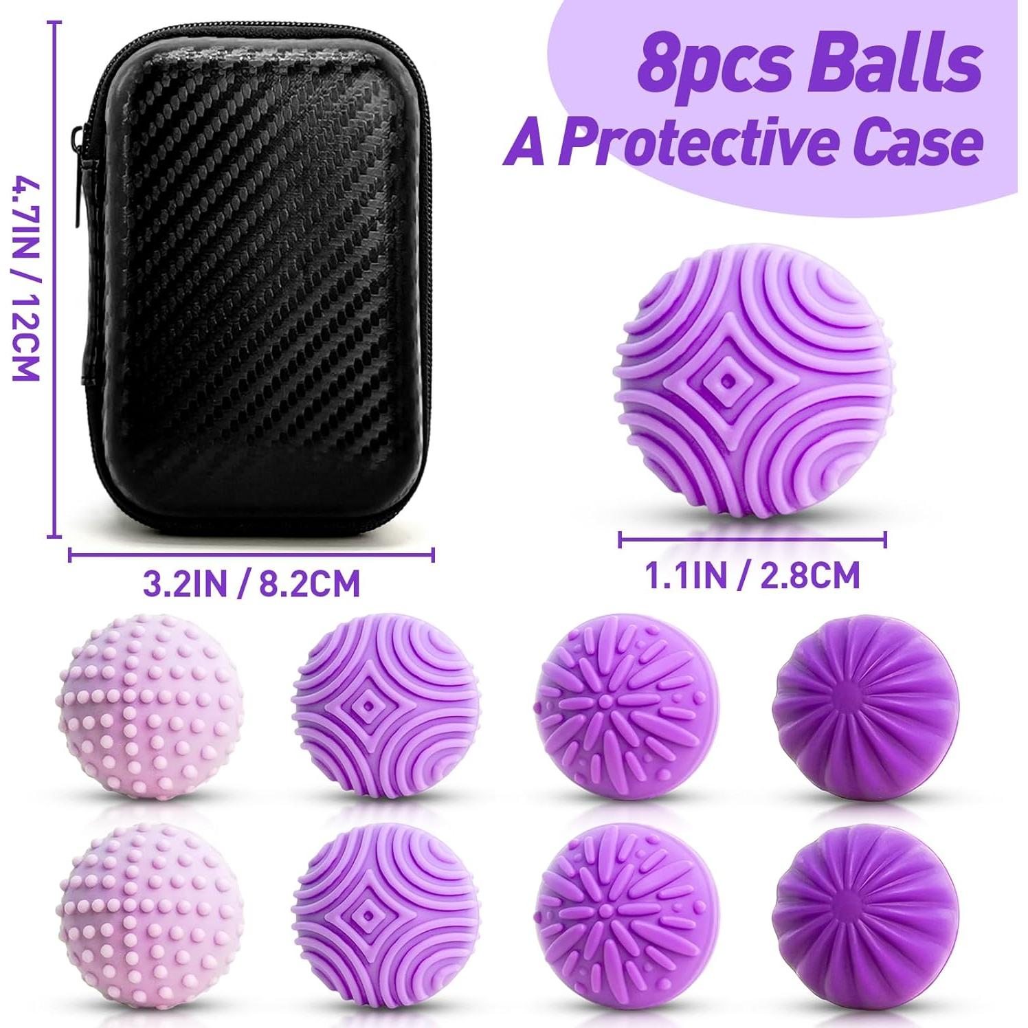 Pelotas Magnéticas Antiestrés iKrto 8 Piezas Silicona