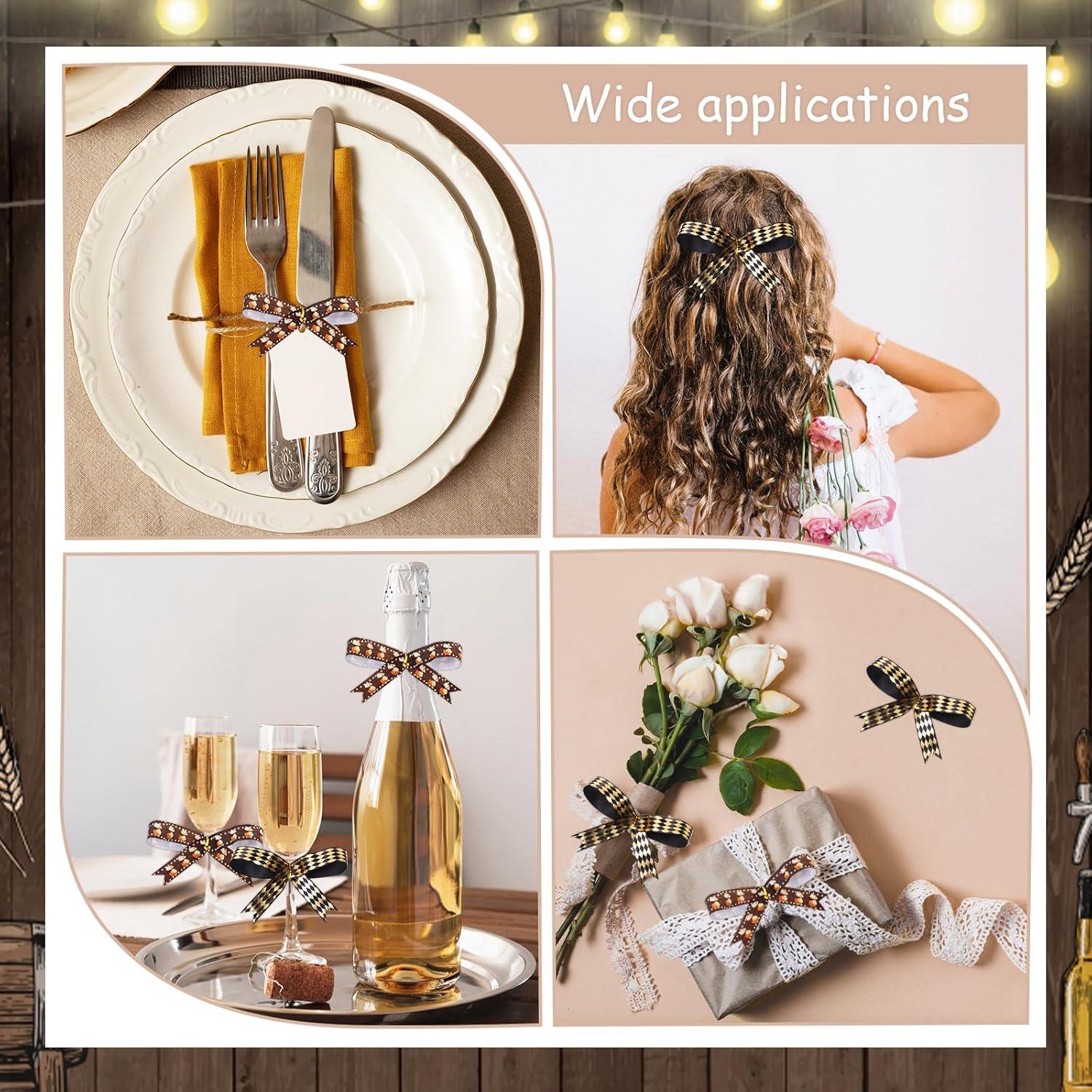 4 Rollos de Cinta Cheerupp Negro y Dorado para Manualidades