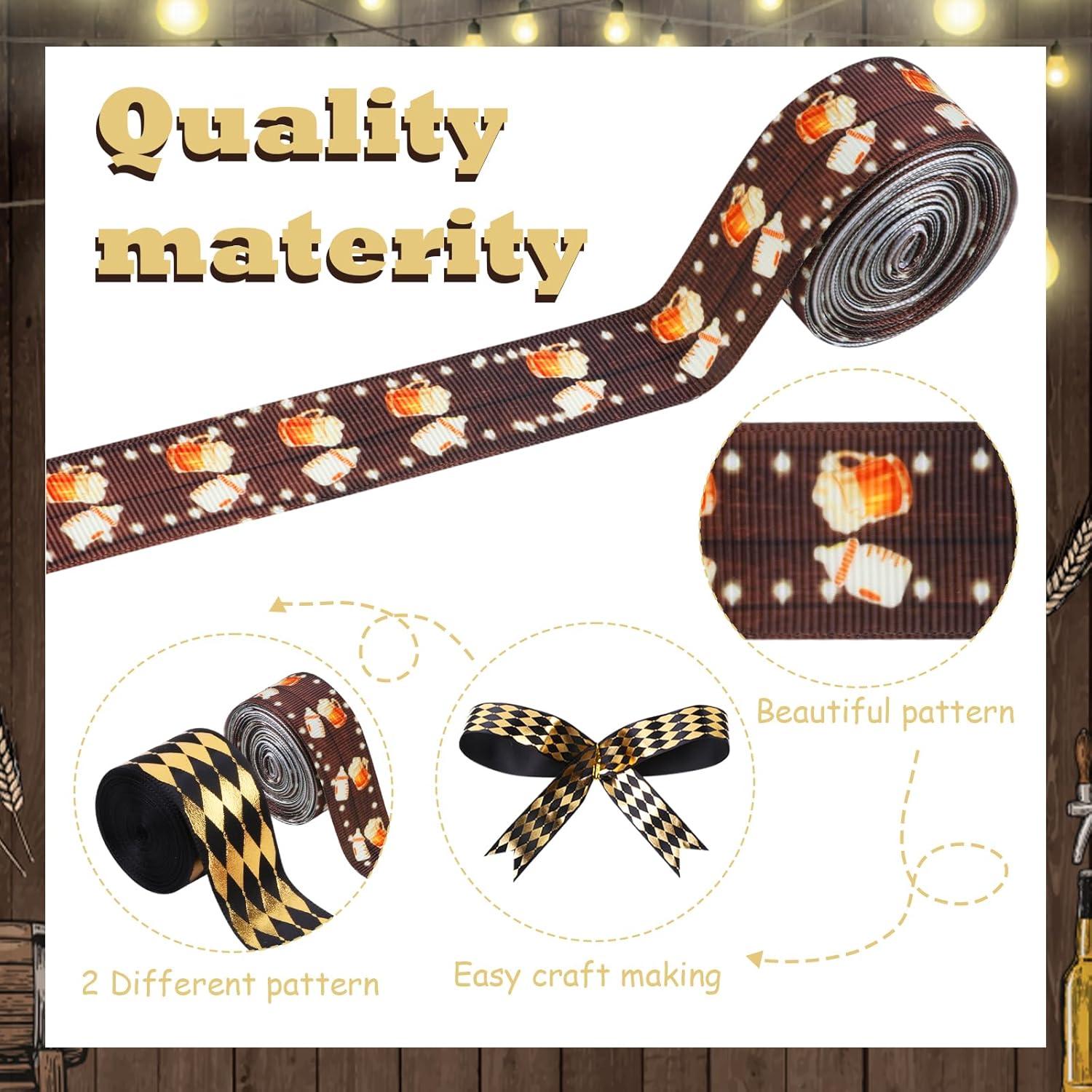 4 Rollos de Cinta Cheerupp Negro y Dorado para Manualidades