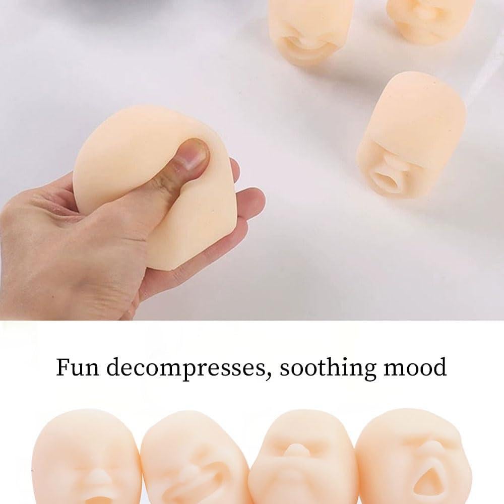 Pelota Antiestrés de Cara Humana MSRRTUSY 6.5 cm