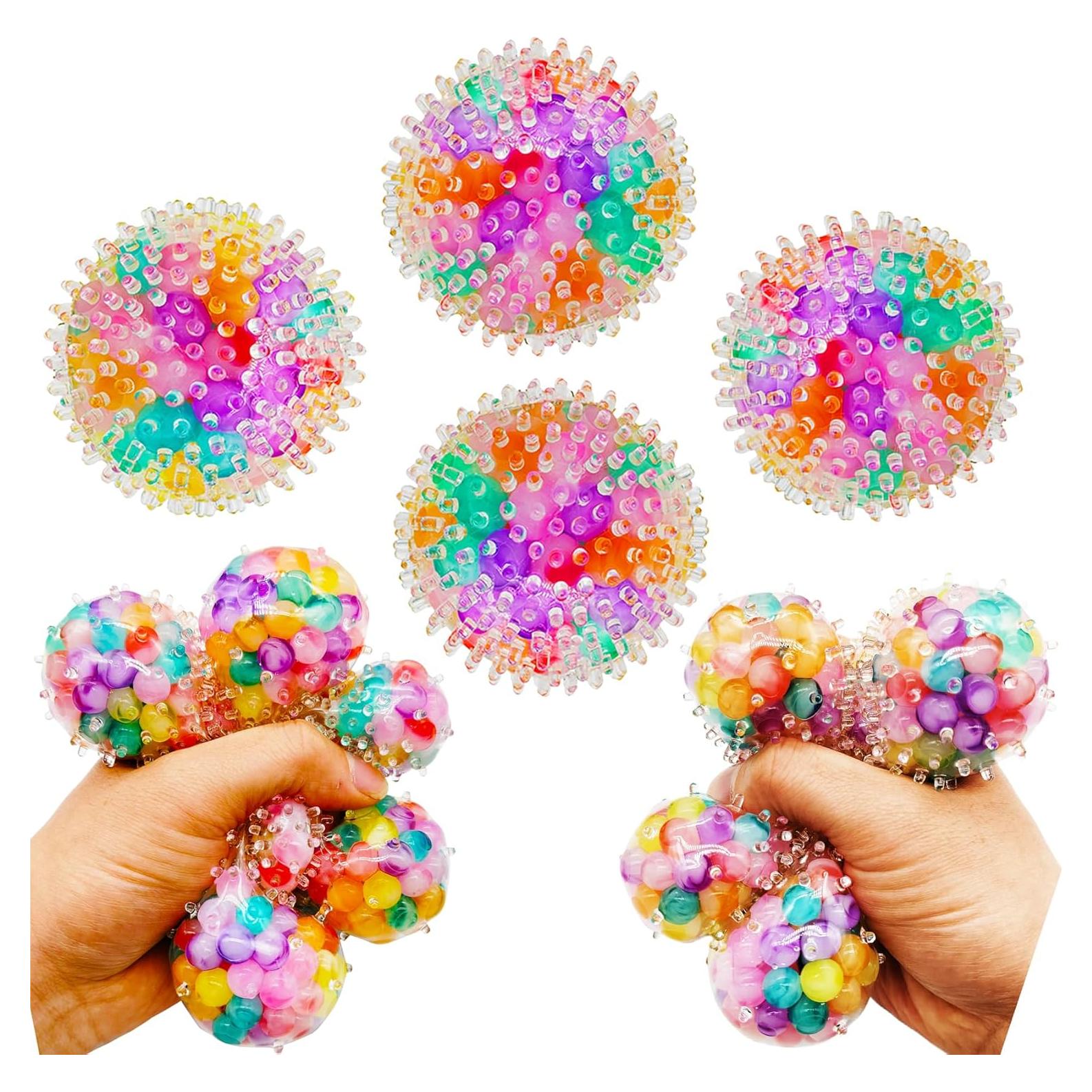 Set 4 Pelotas Antiestrés Squishy Raychoi 6,1 cm