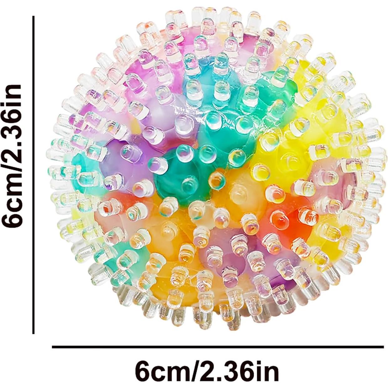 Set 4 Pelotas Antiestrés Squishy Raychoi 6,1 cm