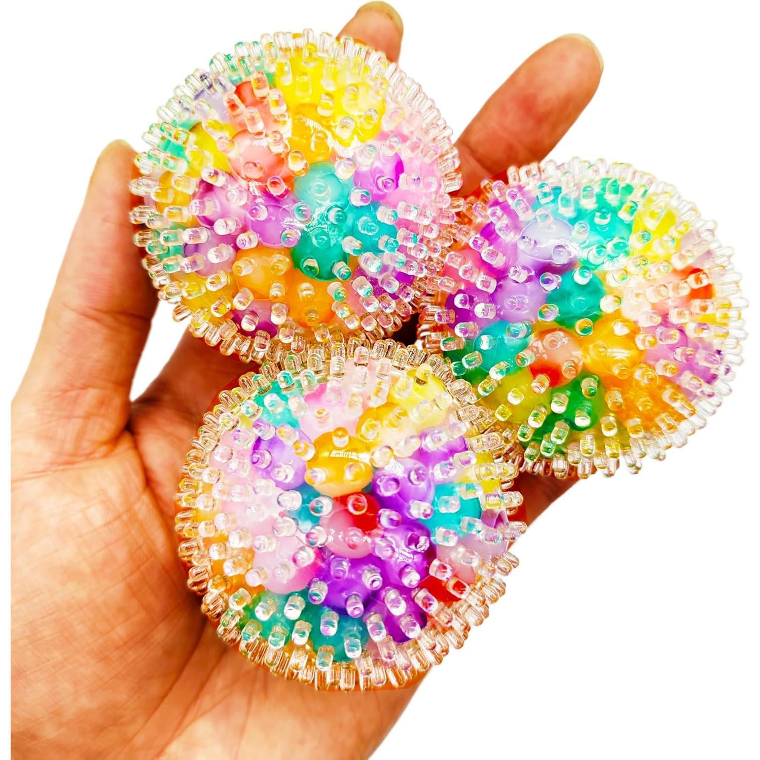 Set 4 Pelotas Antiestrés Squishy Raychoi 6,1 cm