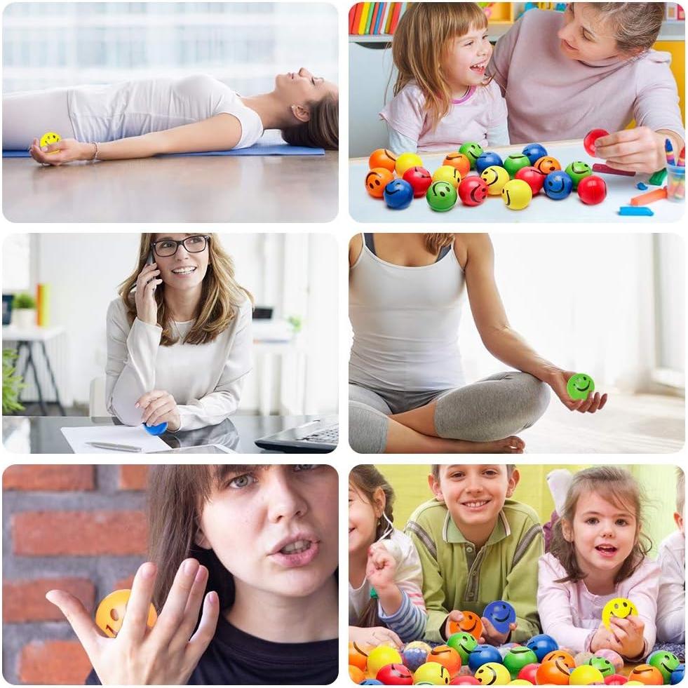 LovesTown 20 Pelotas Antiestrés 6.35 cm para Adultos y Niños