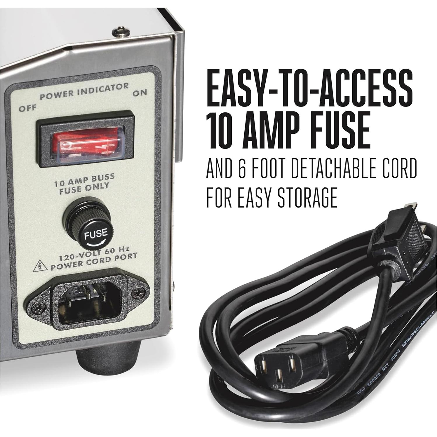 Selladora al Vacío Weston Pro 1400, 720W, Acero Inoxidable