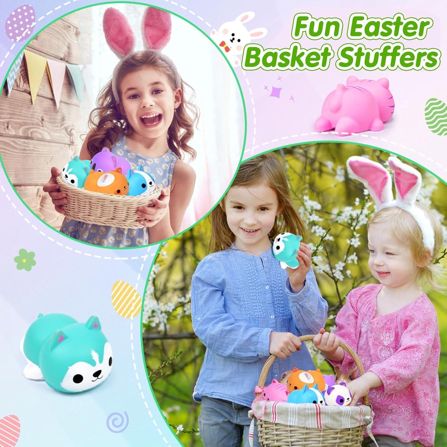 Pelotas Antiestrés Squishies FLY2SKY 6PCS Jumbo Gato