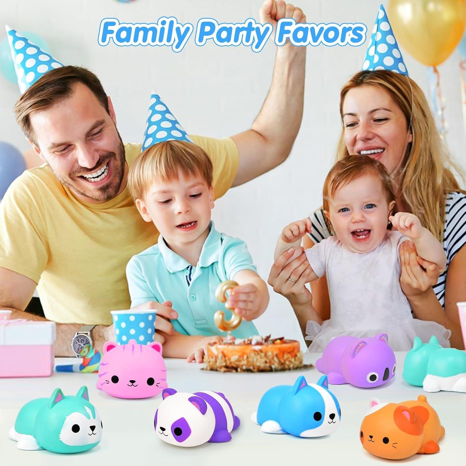 Pelotas Antiestrés Squishies FLY2SKY 6PCS Jumbo Gato