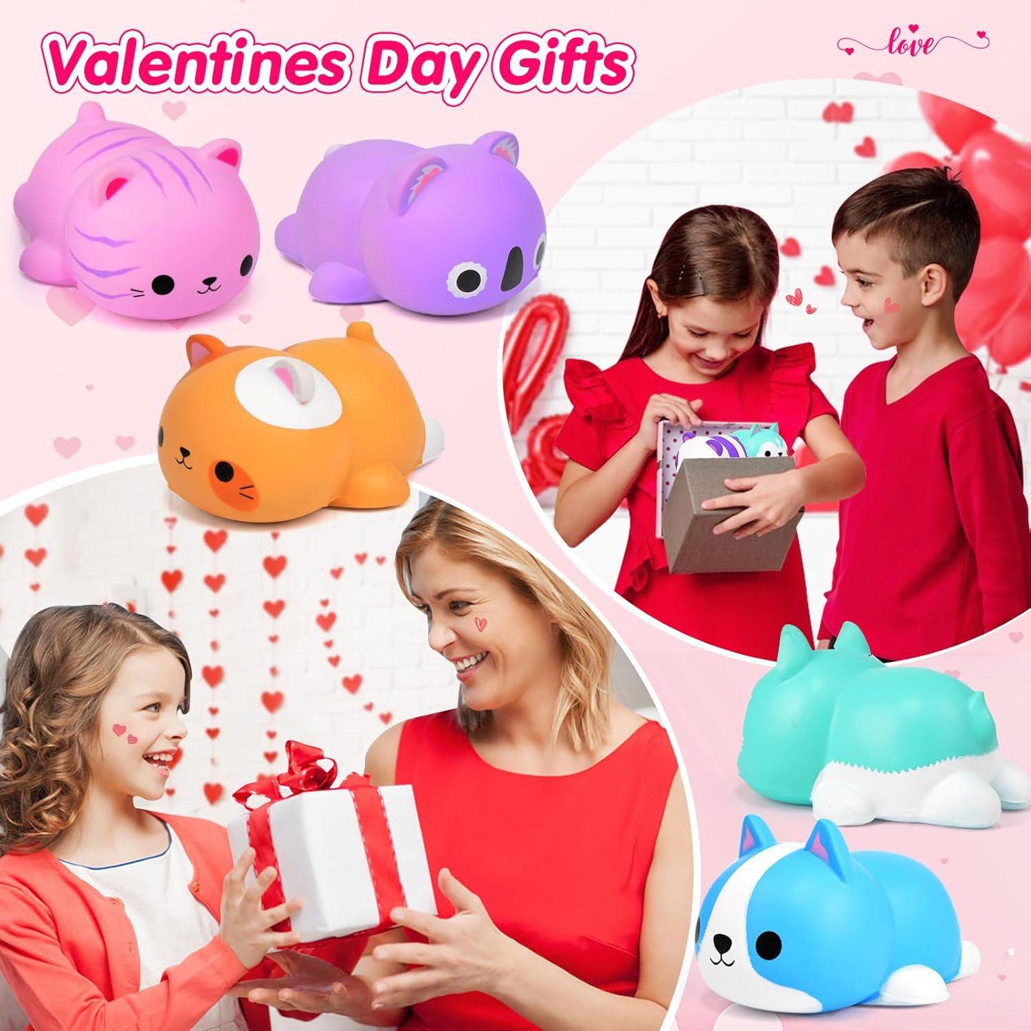 Pelotas Antiestrés Squishies FLY2SKY 6PCS Jumbo Gato