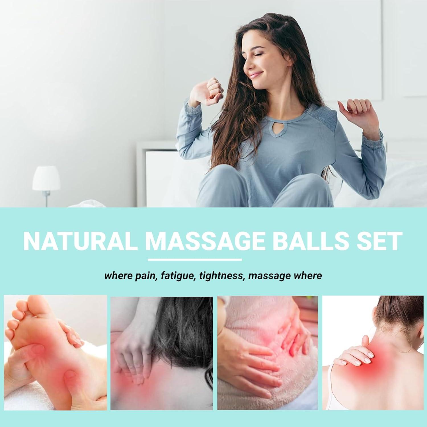 Bolas de Masaje Espinosas GRUNIL 47mm Plata - Alivio Estrés