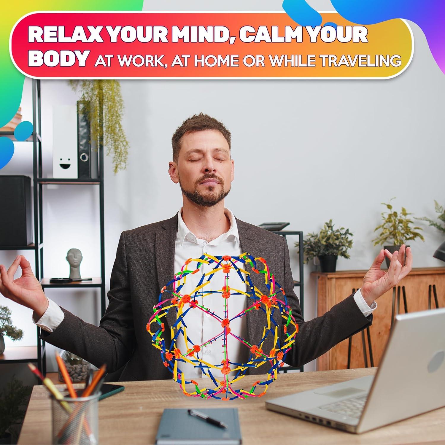 Bola Expandible Antiestrés DIMROM 13.97 cm para Adultos