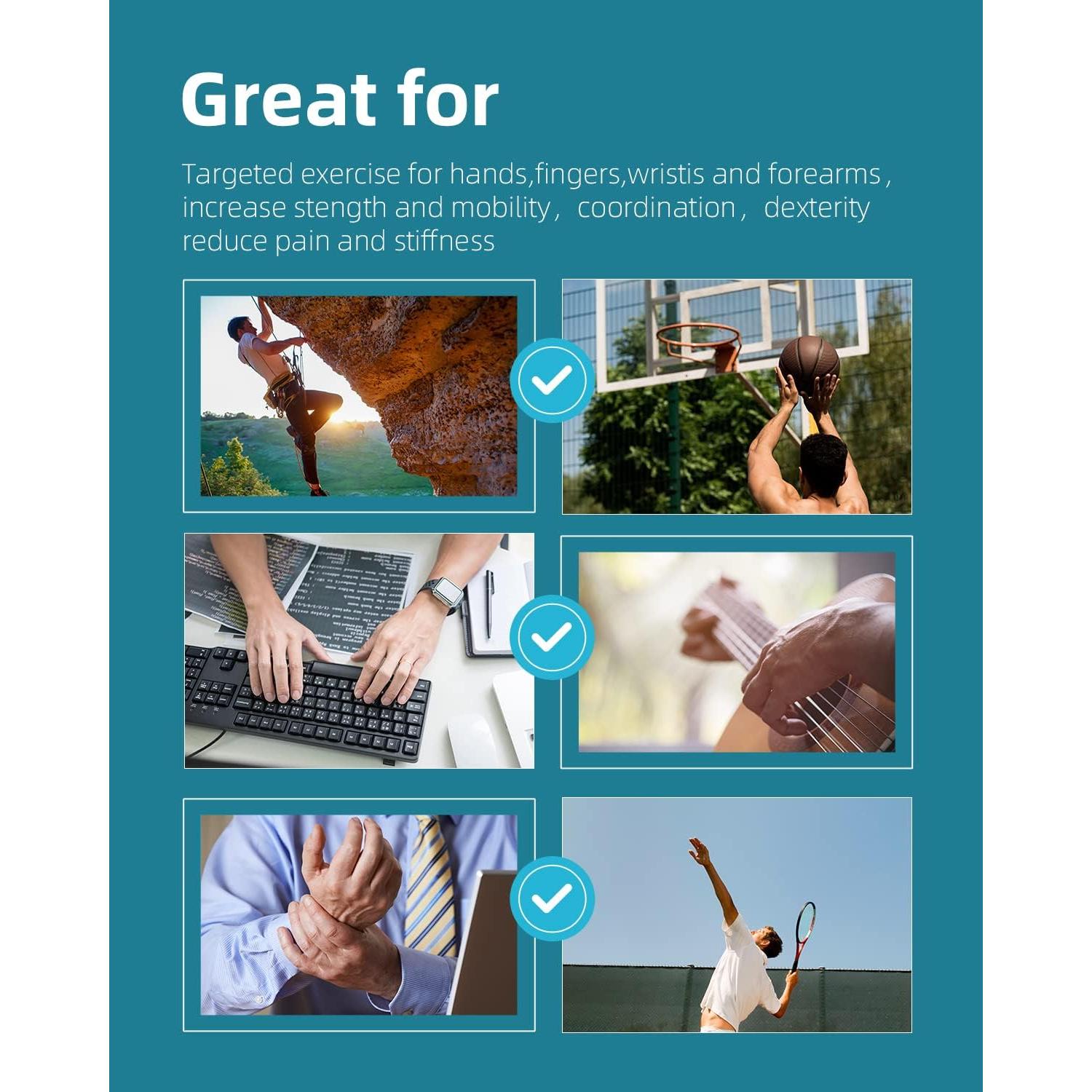 Pelota Antiestrés Fanwer para Terapia de Mano y Fuerza