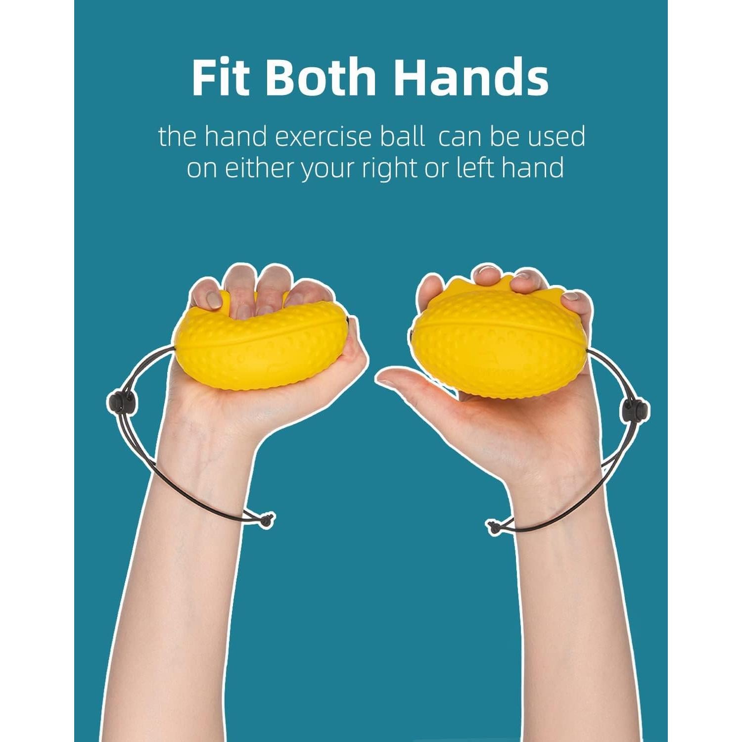 Pelota Antiestrés Fanwer para Terapia de Mano y Fuerza