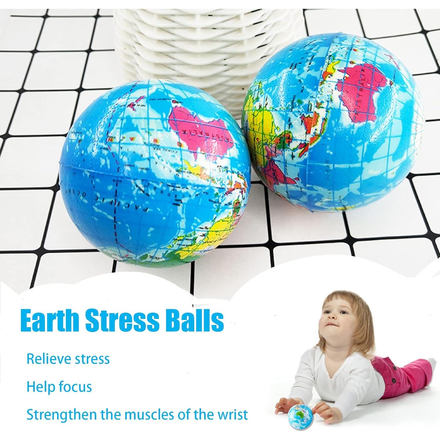 24 Pelotas de Squeeze Globo Jizvxe 6.35 cm Alivio Estrés