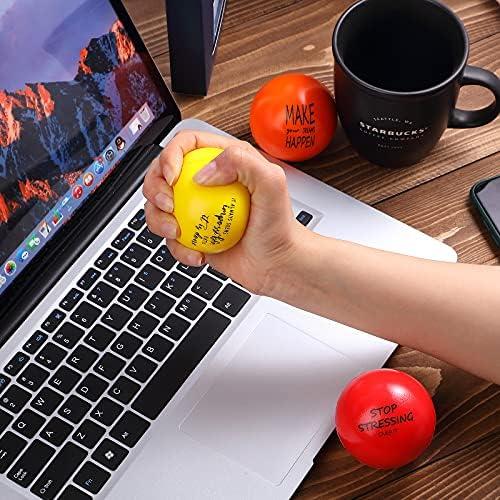 Pelotas de Estrés Motivacionales Skylety 6 Piezas 6,35 cm