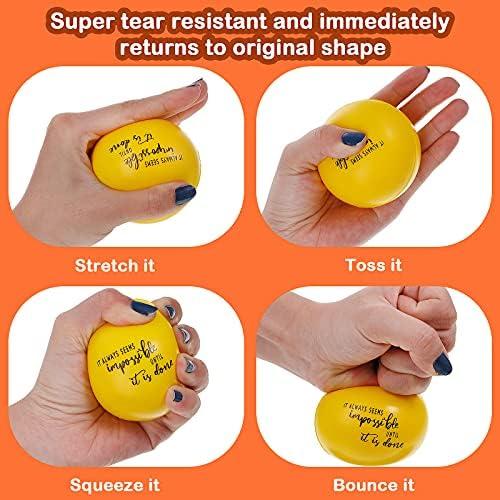 Pelotas de Estrés Motivacionales Skylety 6 Piezas 6,35 cm