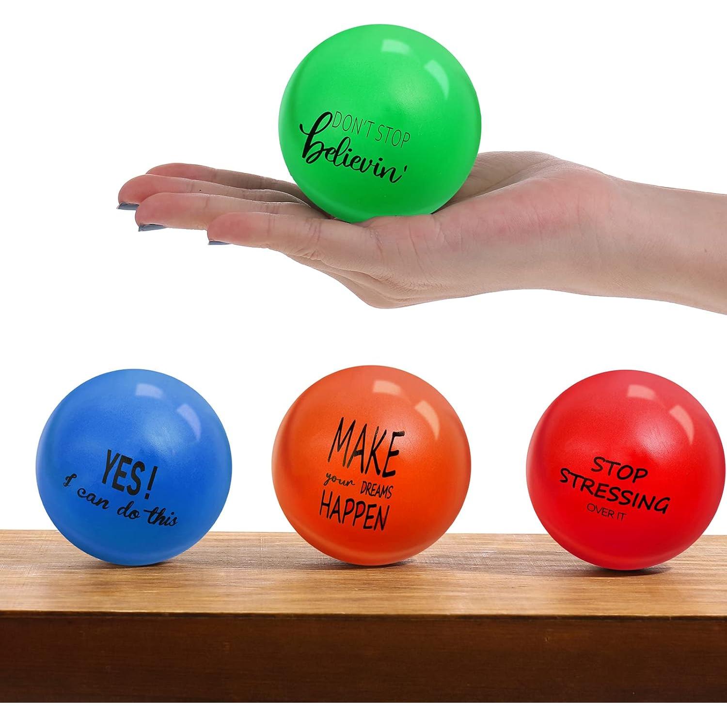 Pelotas de Estrés Motivacionales Skylety 6 Piezas 6,35 cm