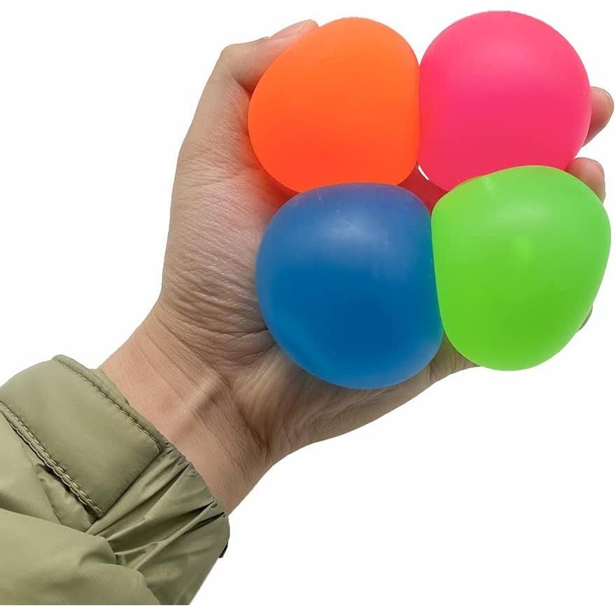 6 Bolas Antiestrés Hofimeta 6,1 cm Alivio Estrés Juguete