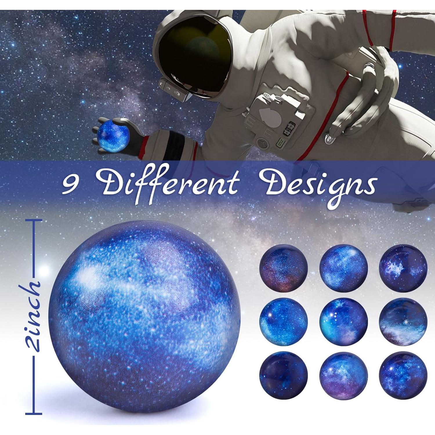 Pelotas Antiestrés LovesTown 12PCS 5cm Espacio Galaxia