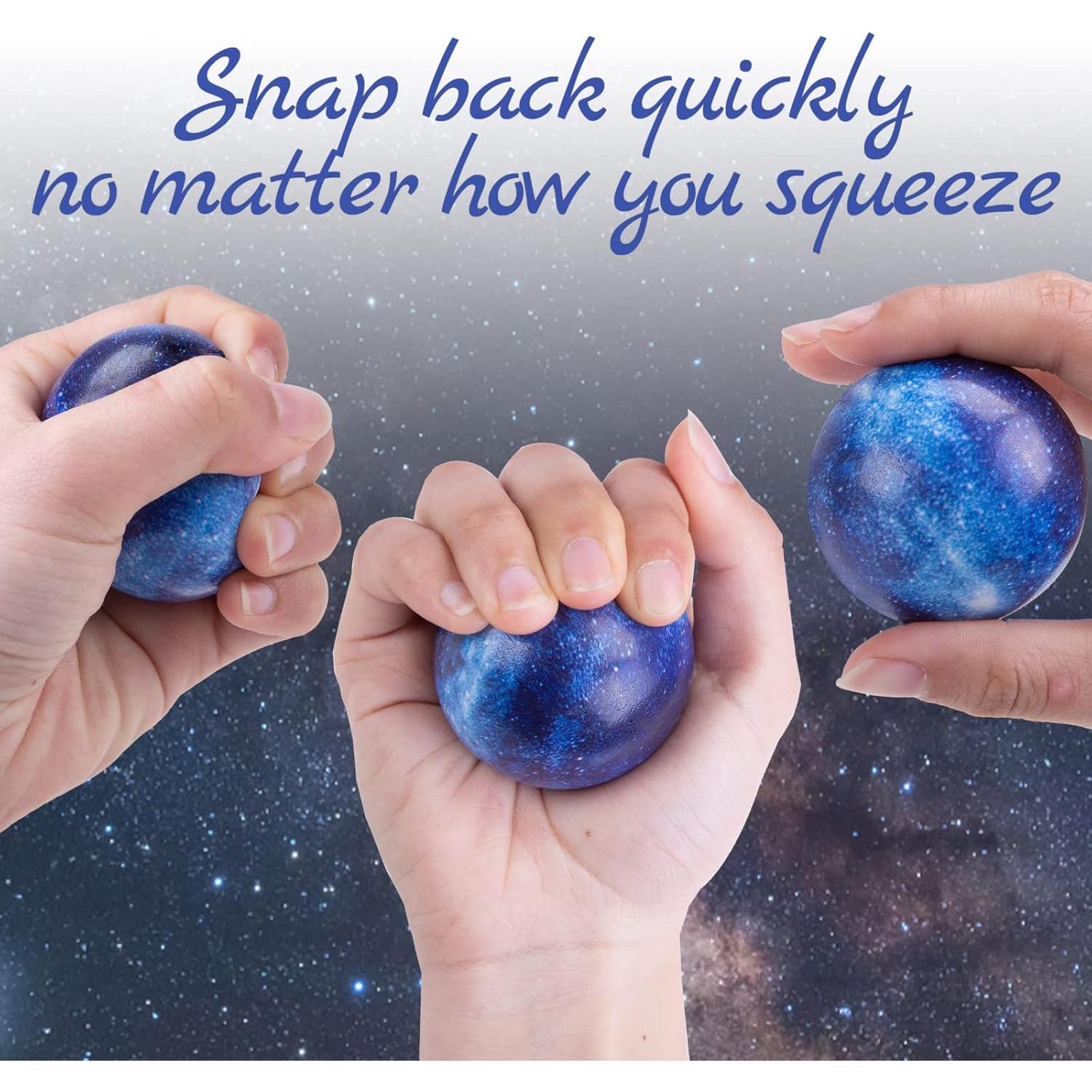 Pelotas Antiestrés LovesTown 12PCS 5cm Espacio Galaxia