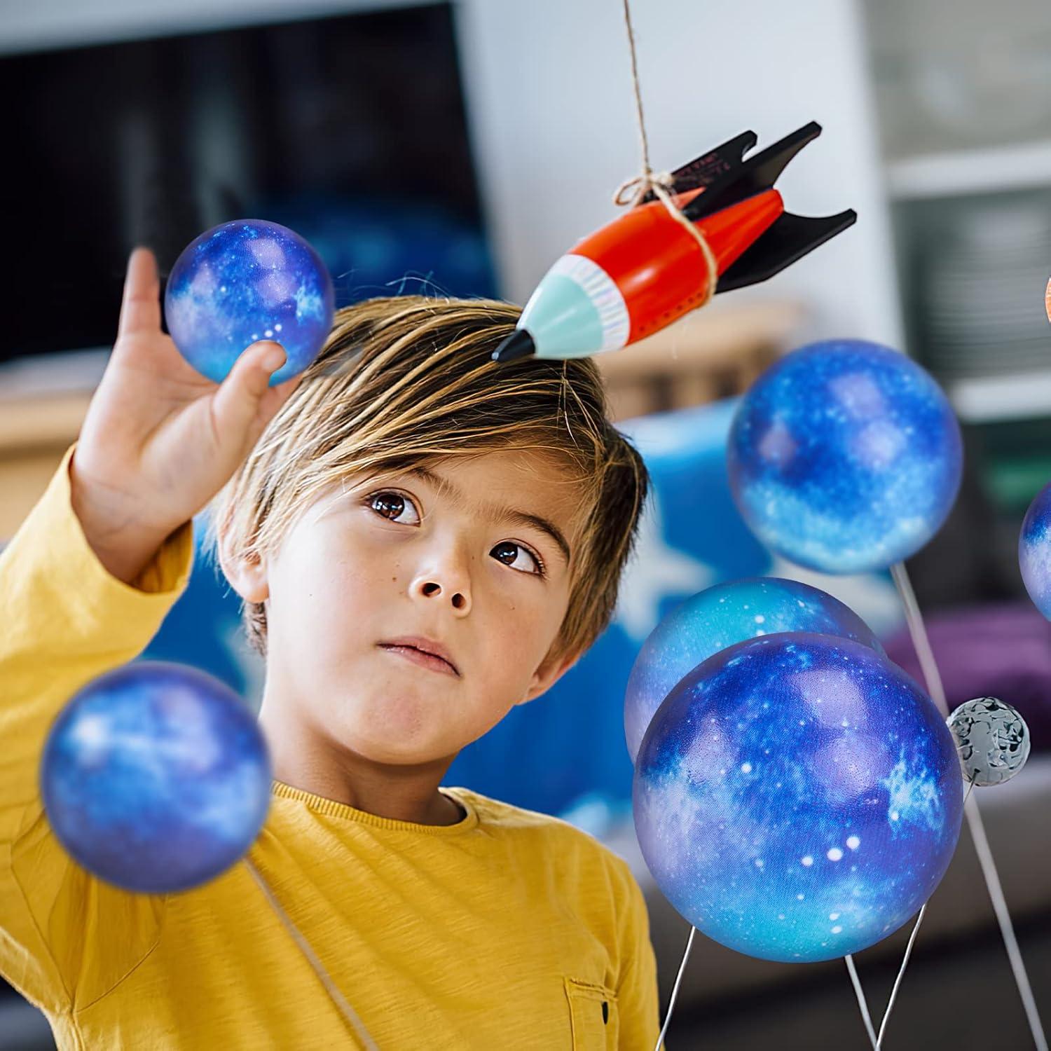 Pelotas Antiestrés LovesTown 12PCS 5cm Espacio Galaxia