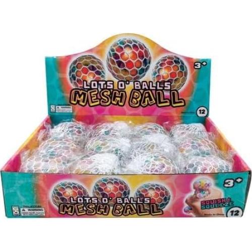 Pelotas Antiestrés de Malla Raymond Geddes - 12 Unidades Coloridas