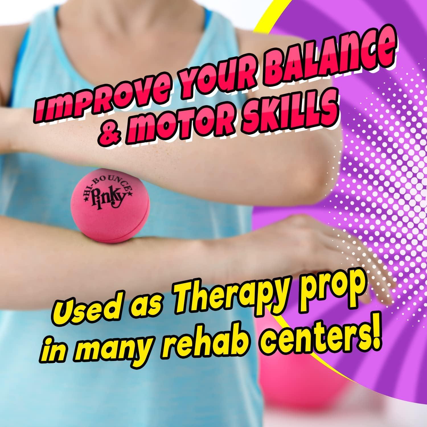 Pelota Rebotadora Rosa JA-RU 6.35 cm para Niños y Adultos