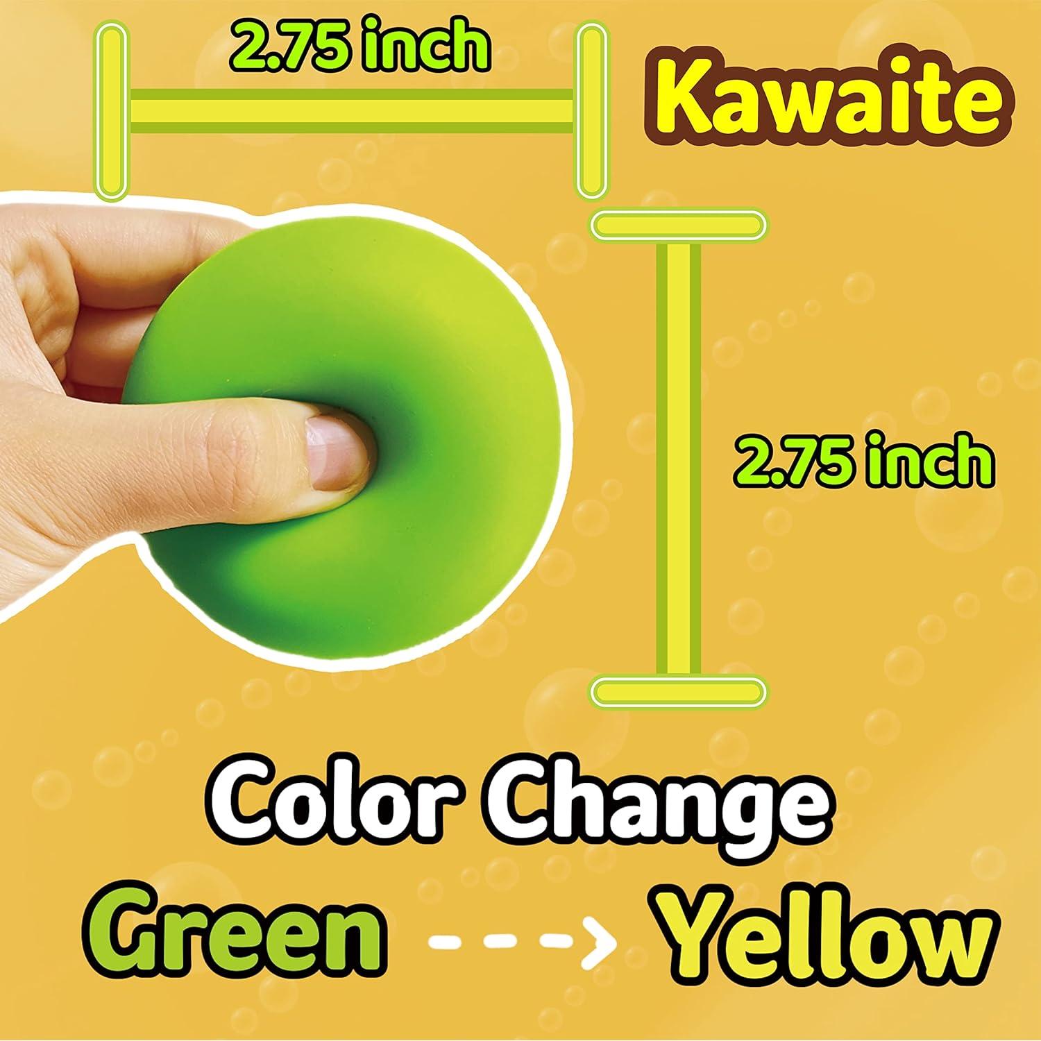 Pelota Antiestrés Kawaite Verde Squishy 6cm Alivio Ansiedad