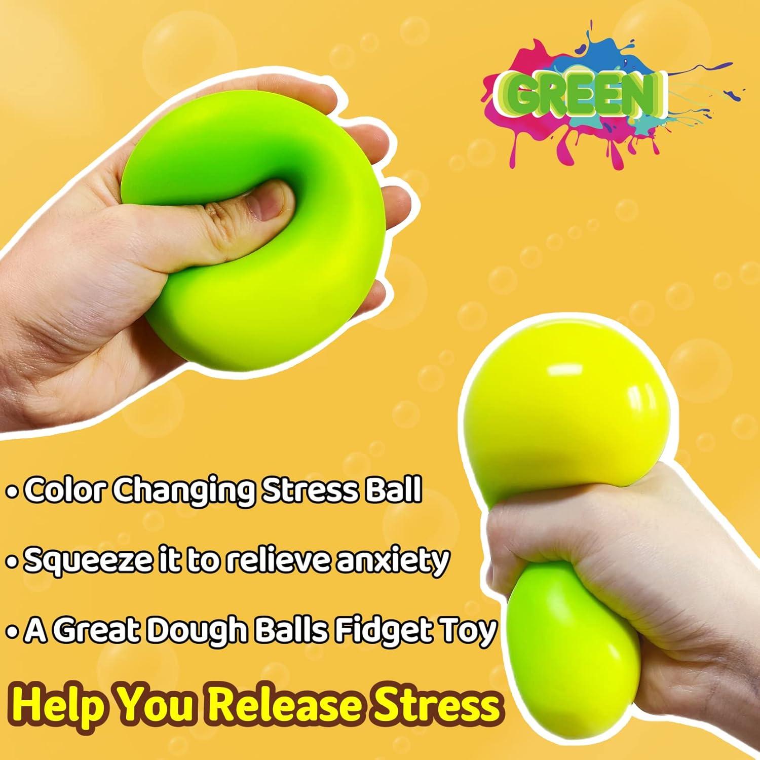 Pelota Antiestrés Kawaite Verde Squishy 6cm Alivio Ansiedad