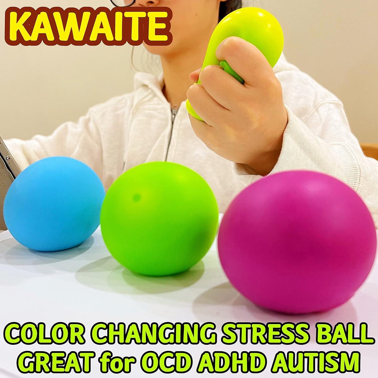 Pelota Antiestrés Kawaite Verde Squishy 6cm Alivio Ansiedad
