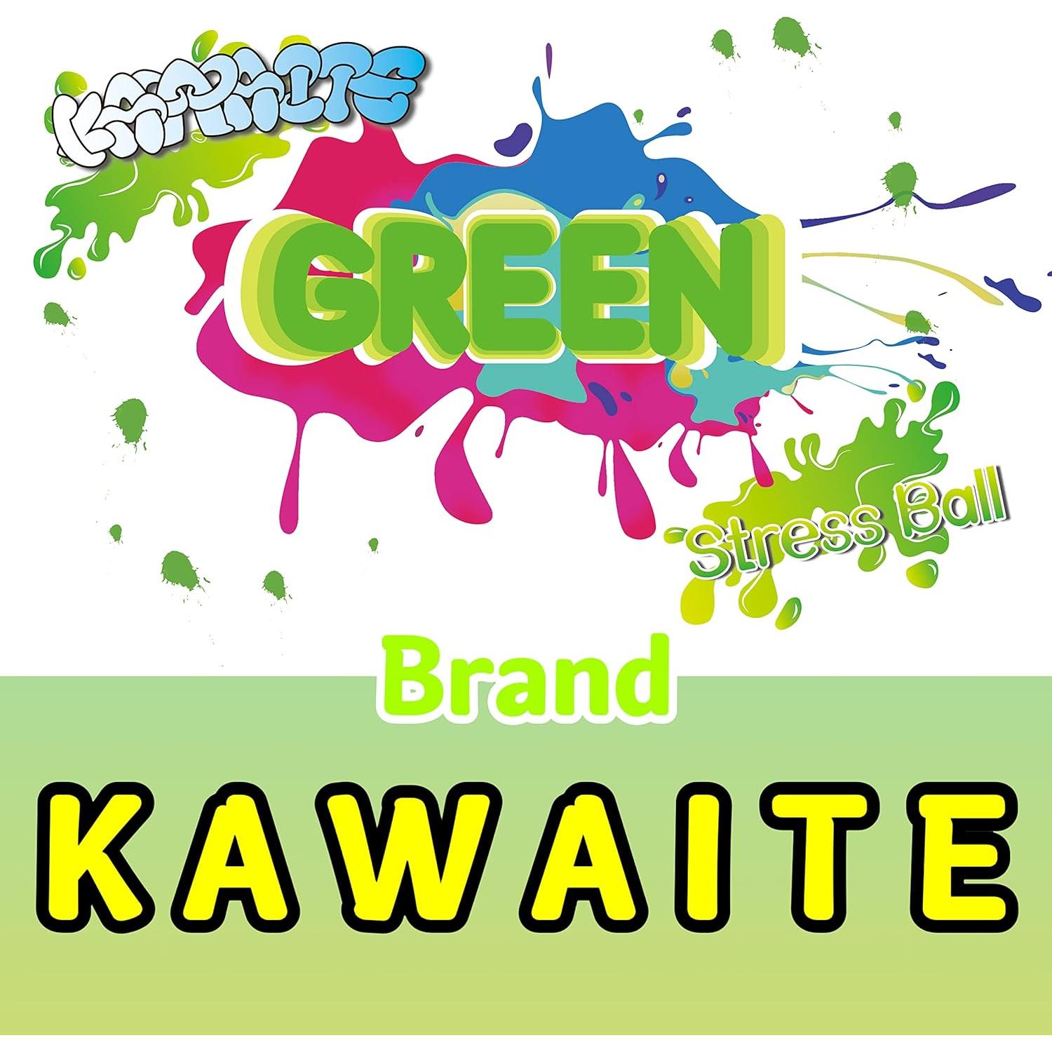 Pelota Antiestrés Kawaite Verde Squishy 6cm Alivio Ansiedad