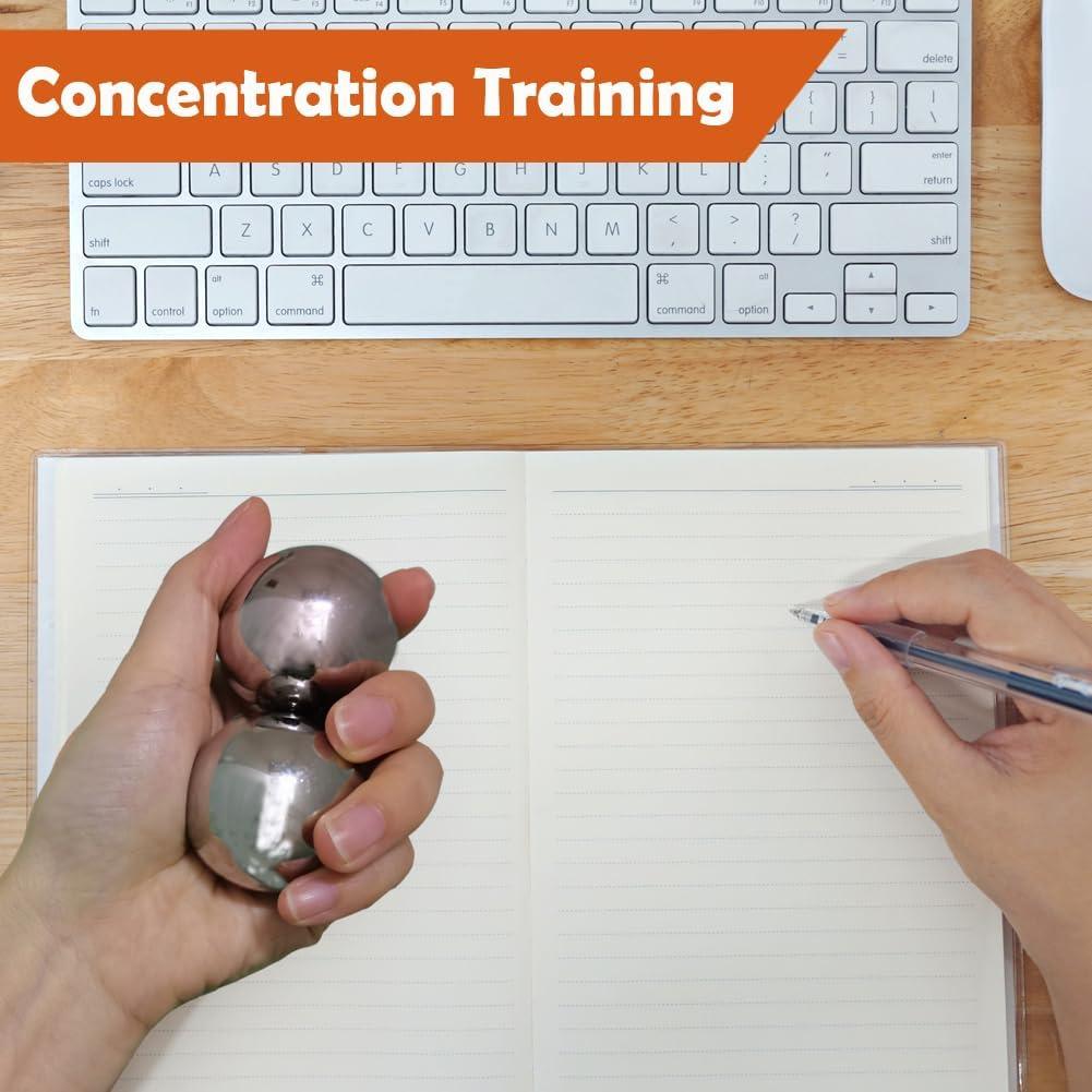 Bolas Baoding Phaicoilo para Mano 3.51 cm Acero Inoxidable