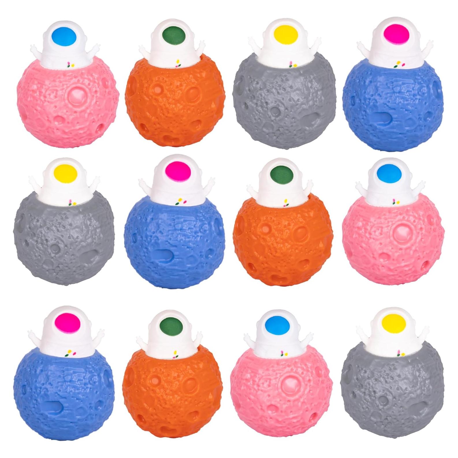 Set de 12 Juguetes Antiestrés Astronauta ArtCreativity