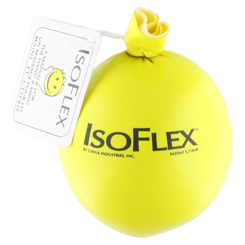 Bola de Estrés IsoFlex Amarilla Cara Feliz 5,08 cm