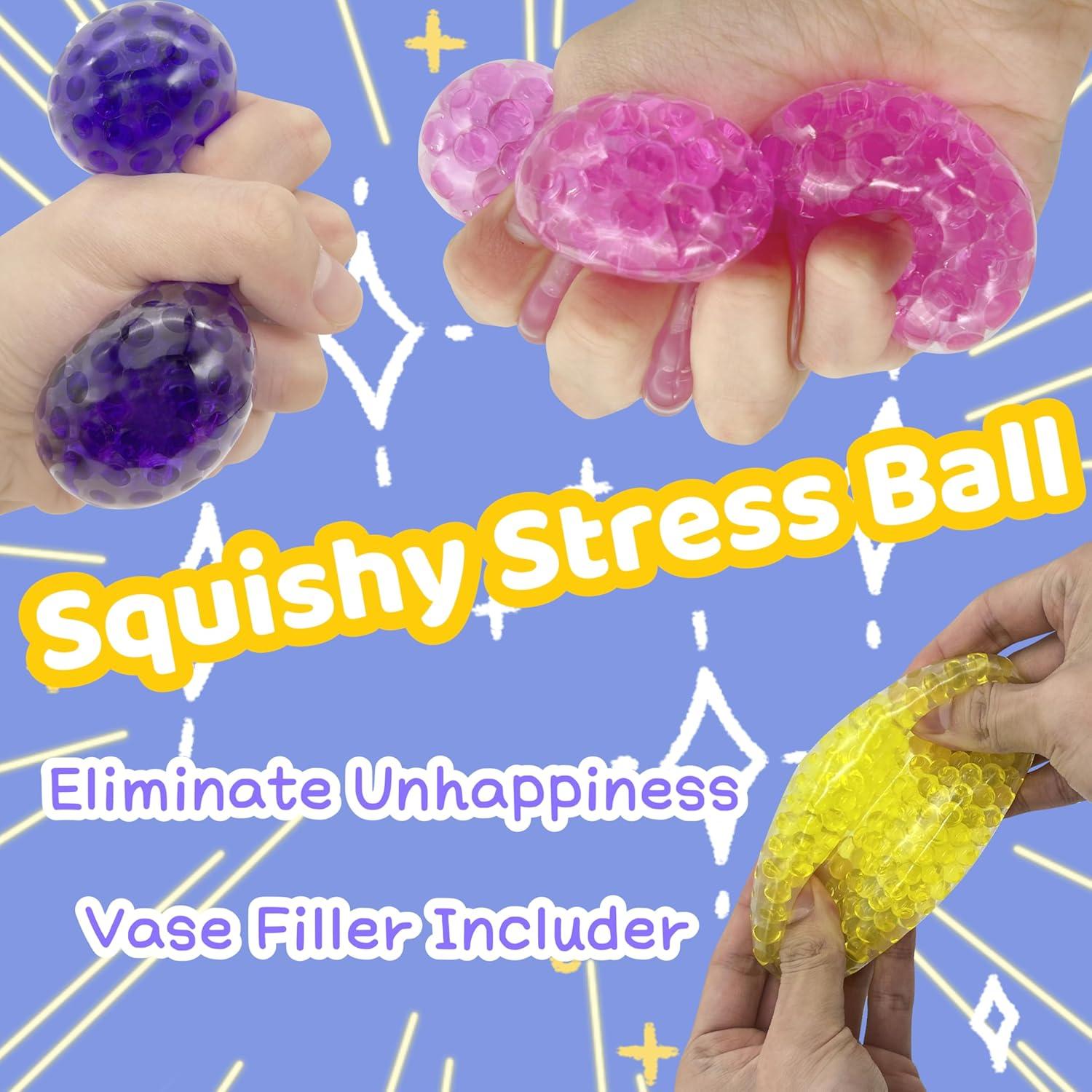 Pelotas Antiestrés ZTATU - Paquete de 3, Alivio Estrés Adultos