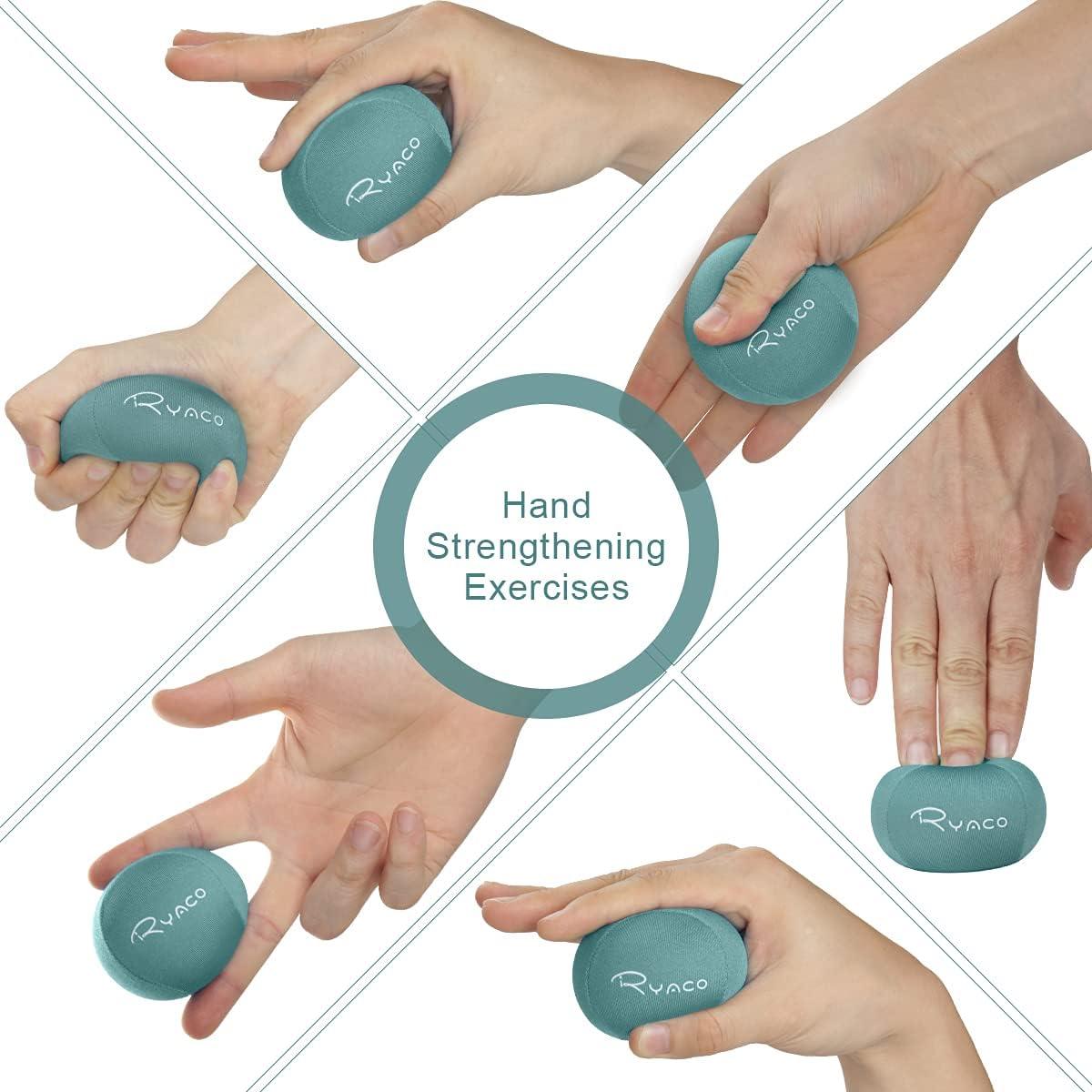 Set de 3 Pelotas de Estrés Ryaco - Gel Suave y Duro