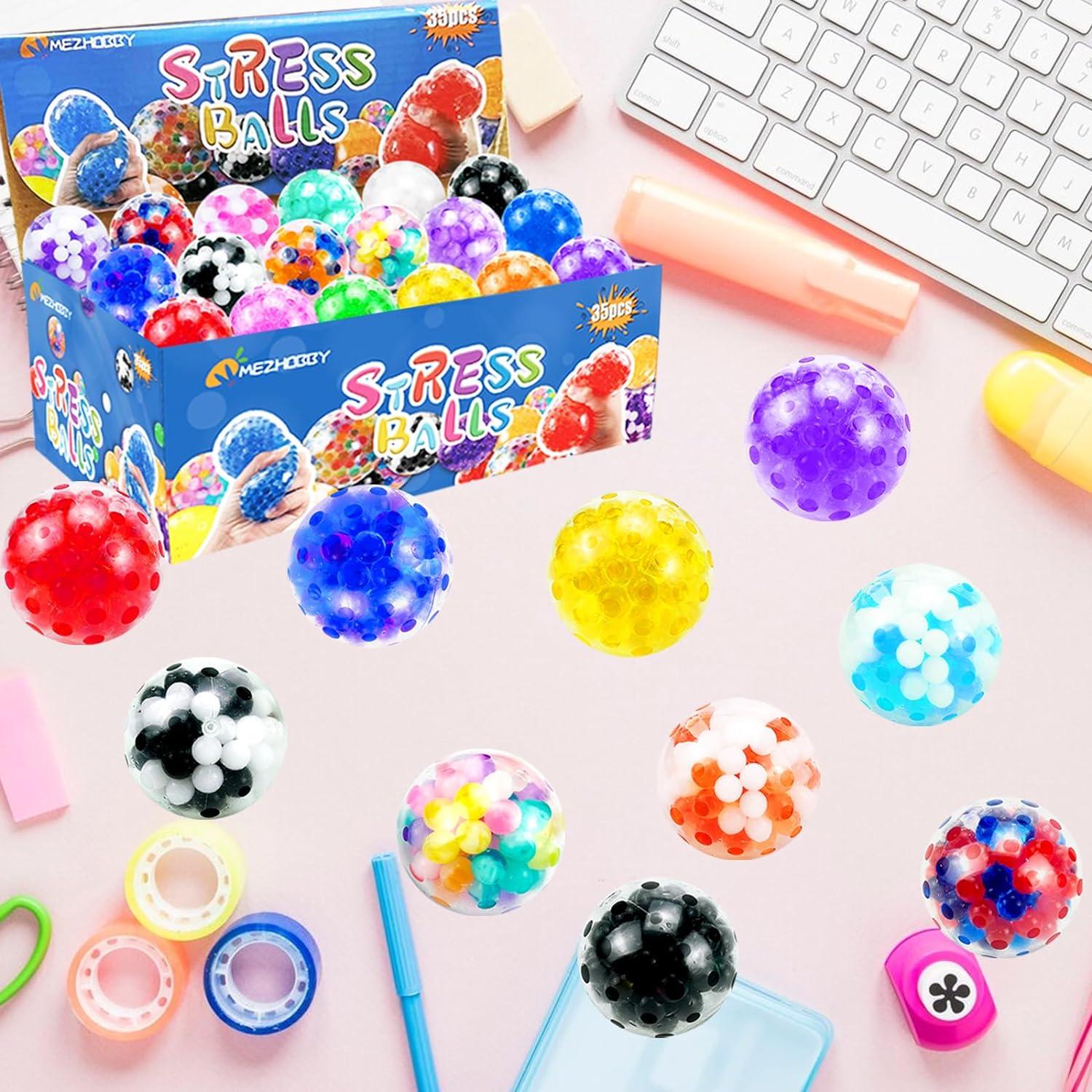 Pelotas Antiestrés MEZHOBBY 35 Unidades 4.06 cm