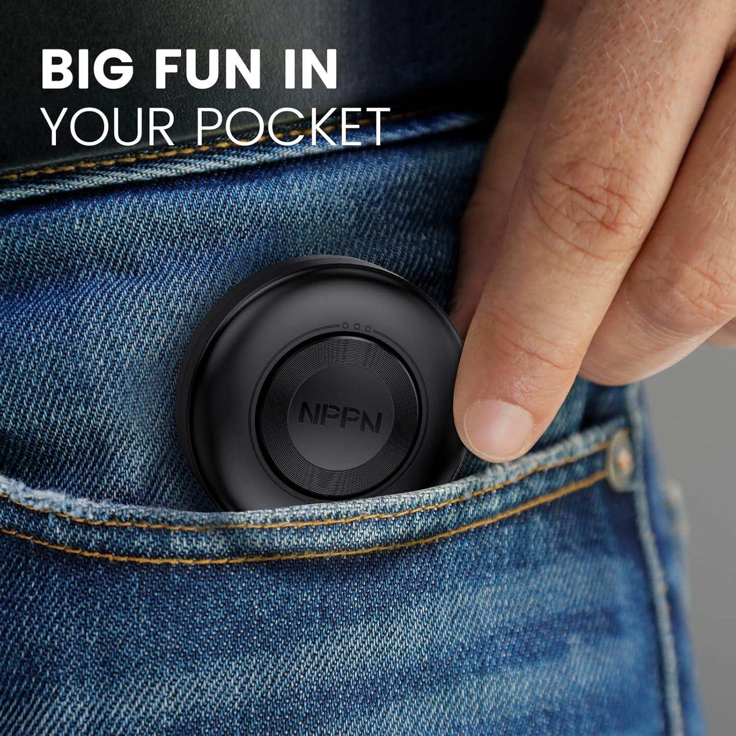 Spinner Fidget Silencioso NPPN Negro para Ansiedad 85g