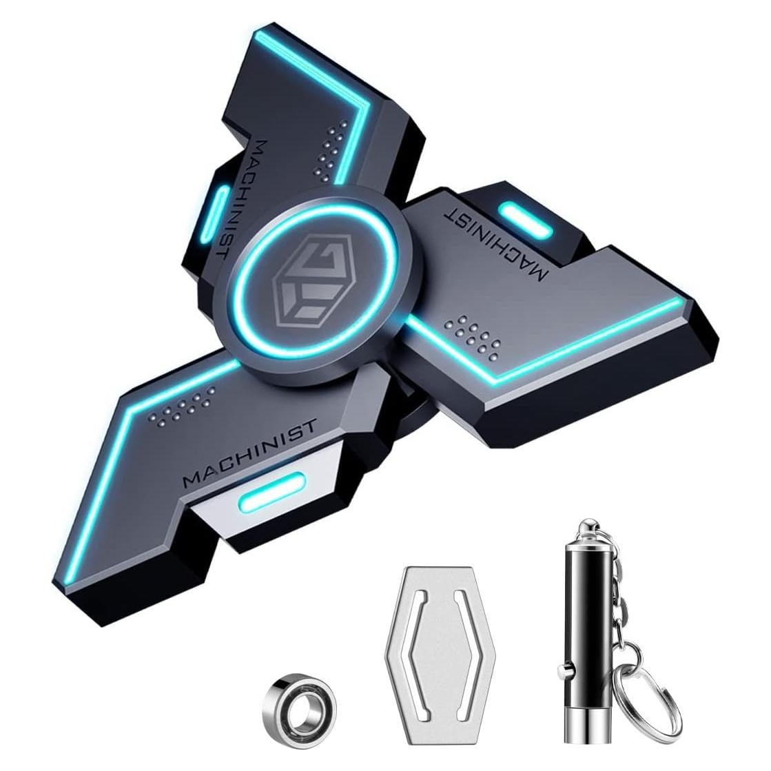 Fidget Spinner INNÔPLUS Metal Luz Luminosa Antiestrés