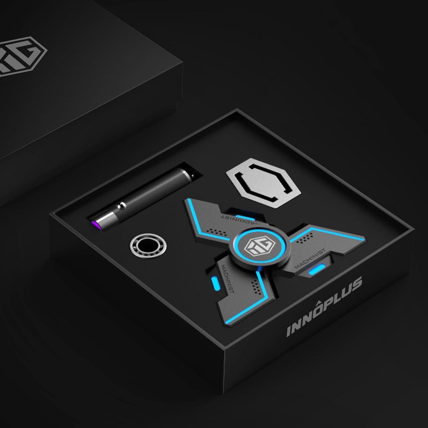 Fidget Spinner INNÔPLUS Metal Luz Luminosa Antiestrés