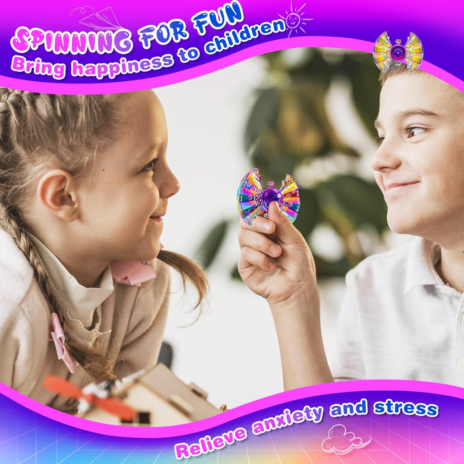 Paquete de 12 Spinners de Metal Aleado Lerifer - Juguetes Sensoriales