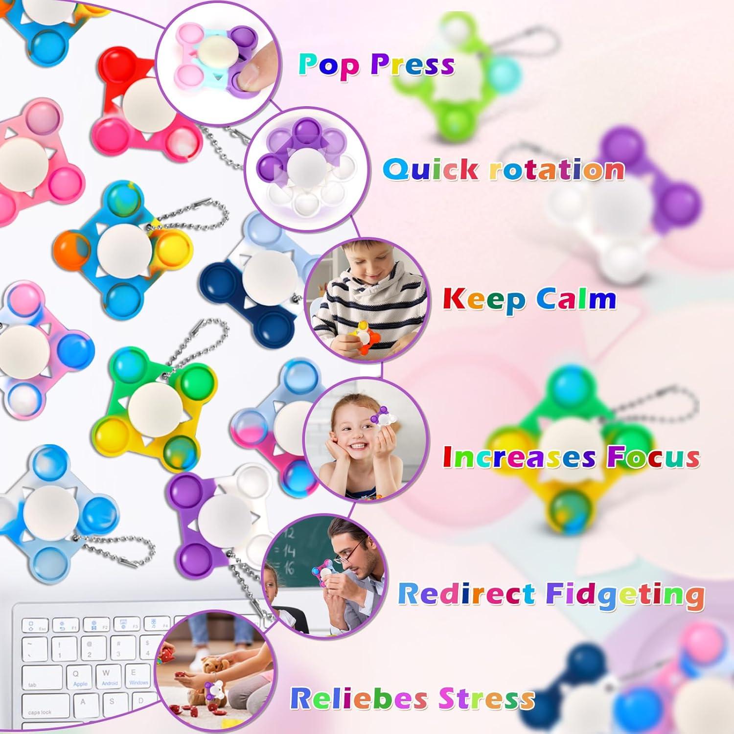 42 Piezas Fidget Spinners ASPULU Juguetes Sensoriales