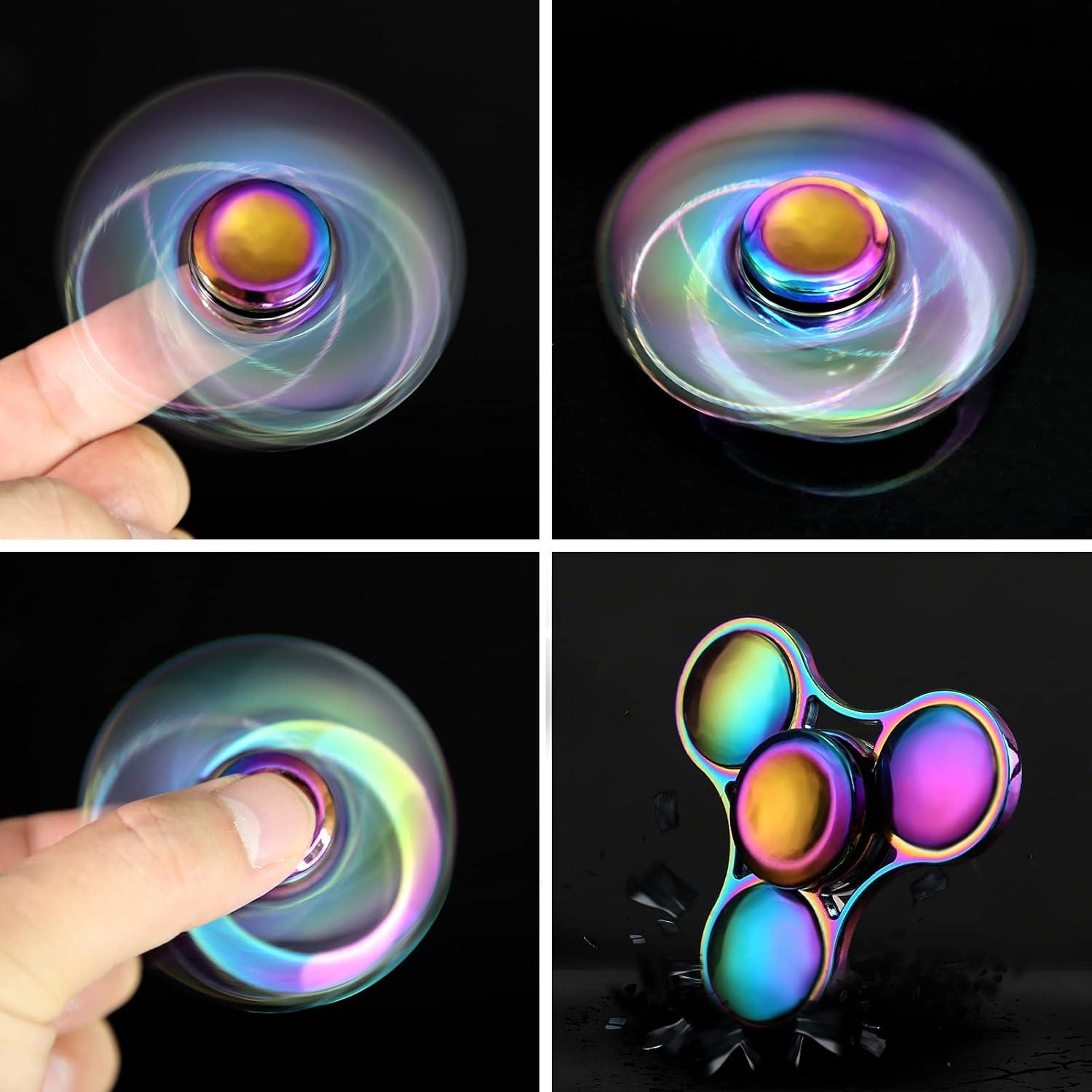 Spinner Fidget de Metal SCIONE 7 Pack Juguetes Sensoriales