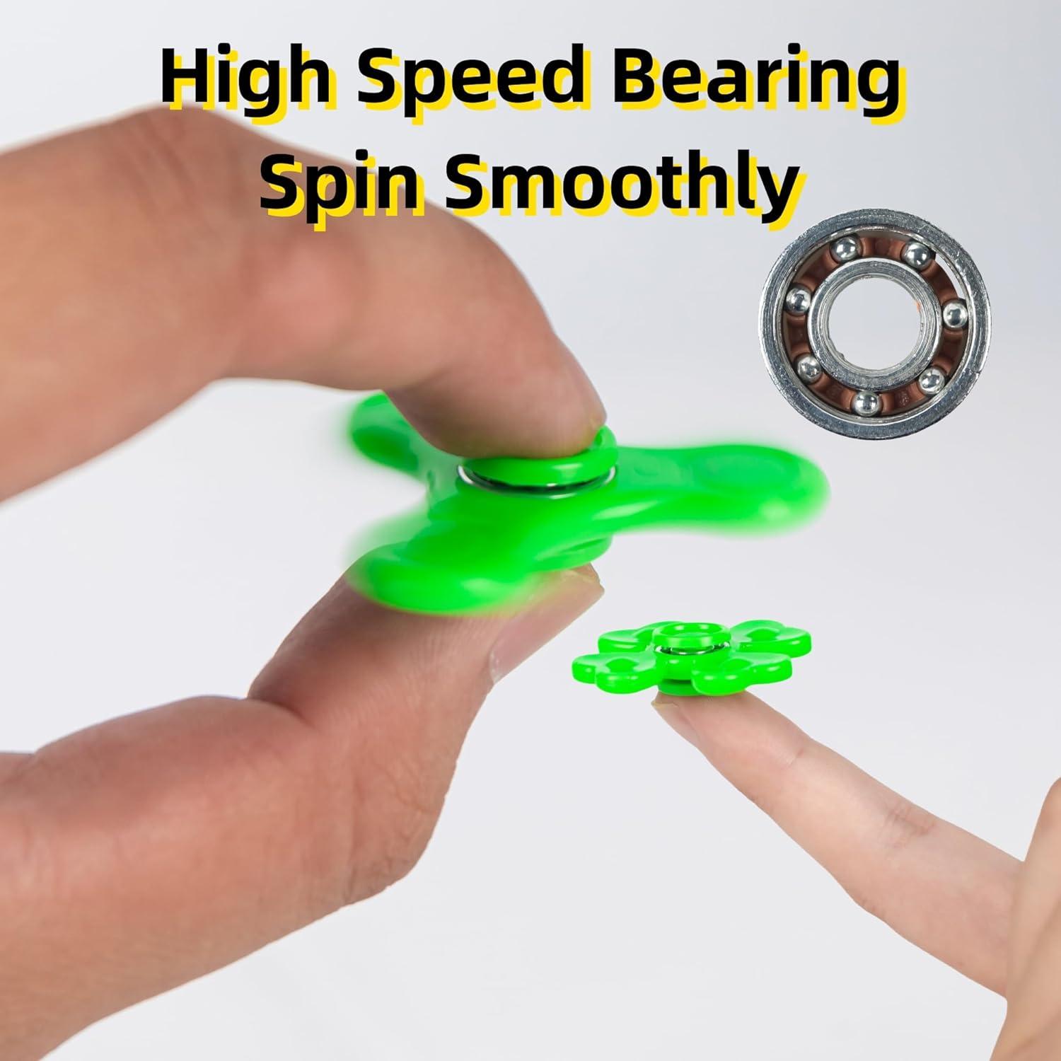 100 Mini Spinners Antiestrés JIQILIHAI para Niños y Adultos