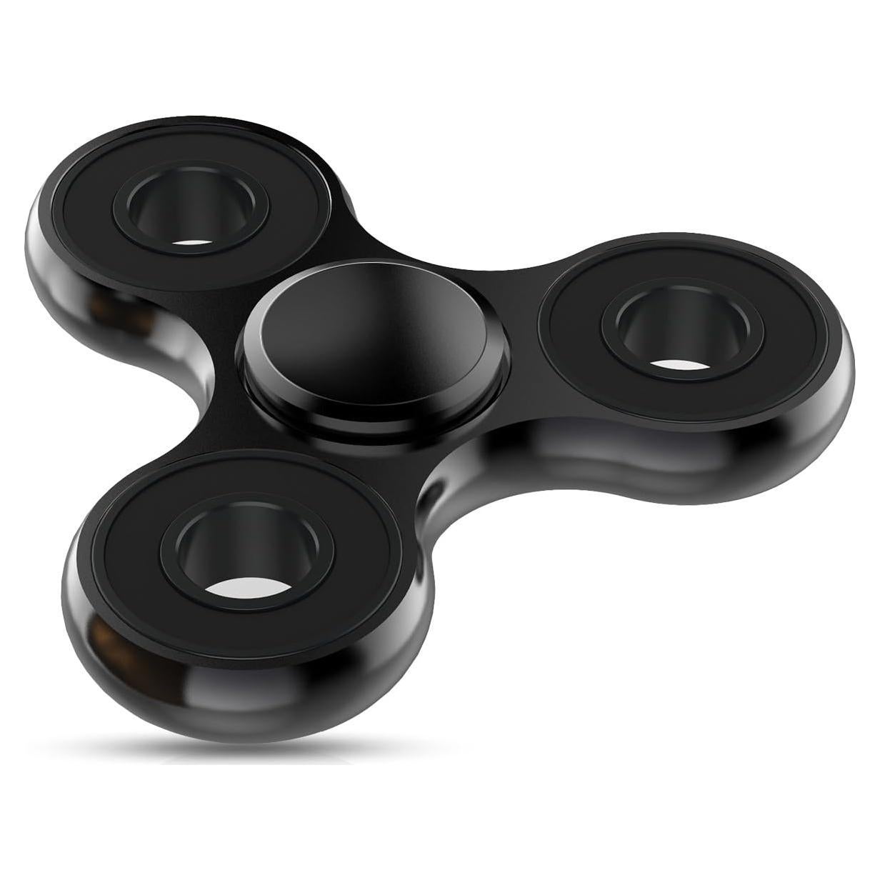 Fidget Spinner ATESSON Metal Negro Alivio Estrés 59g