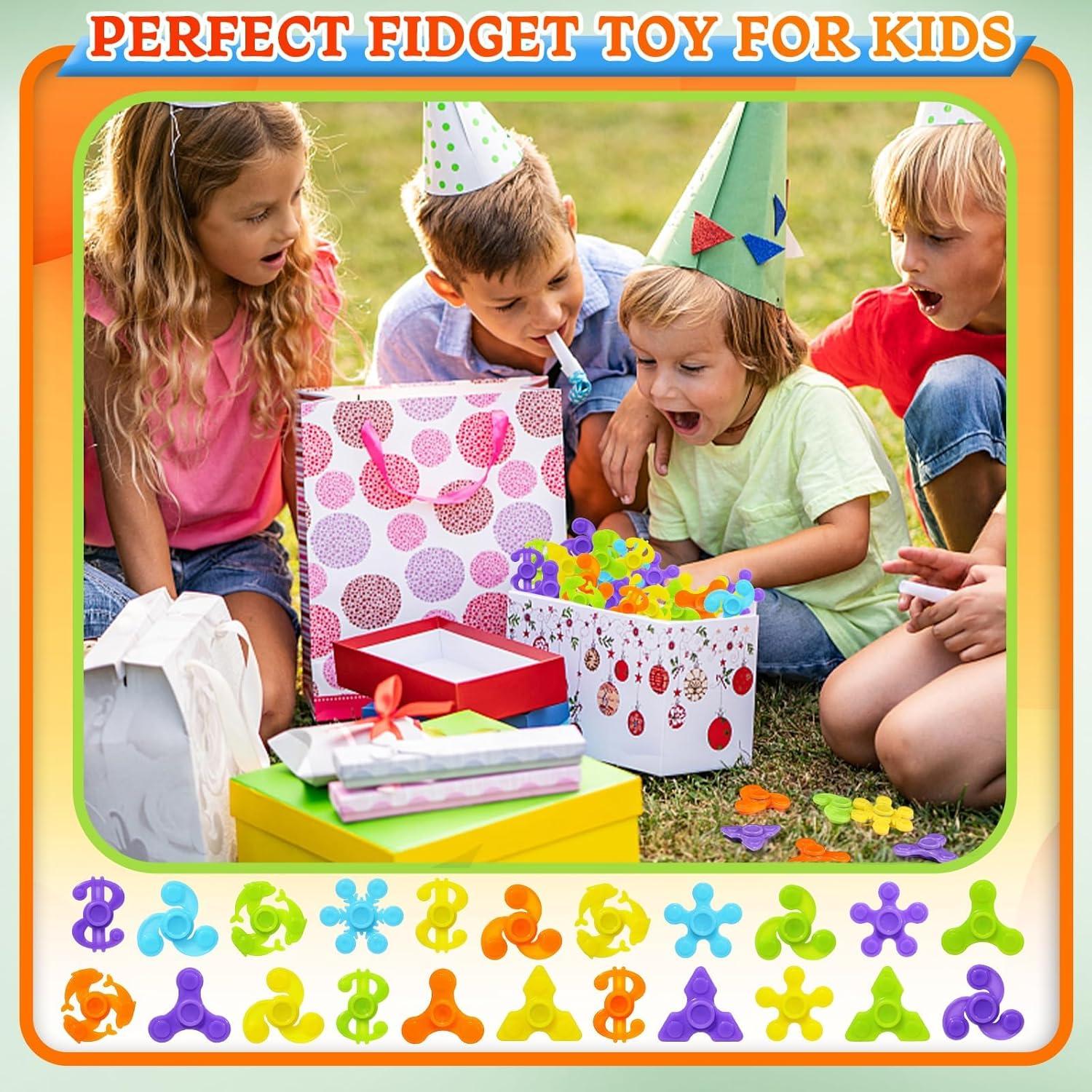 SCIONE 50 Pcs Mini Fidget Spinners Juguetes para Niños