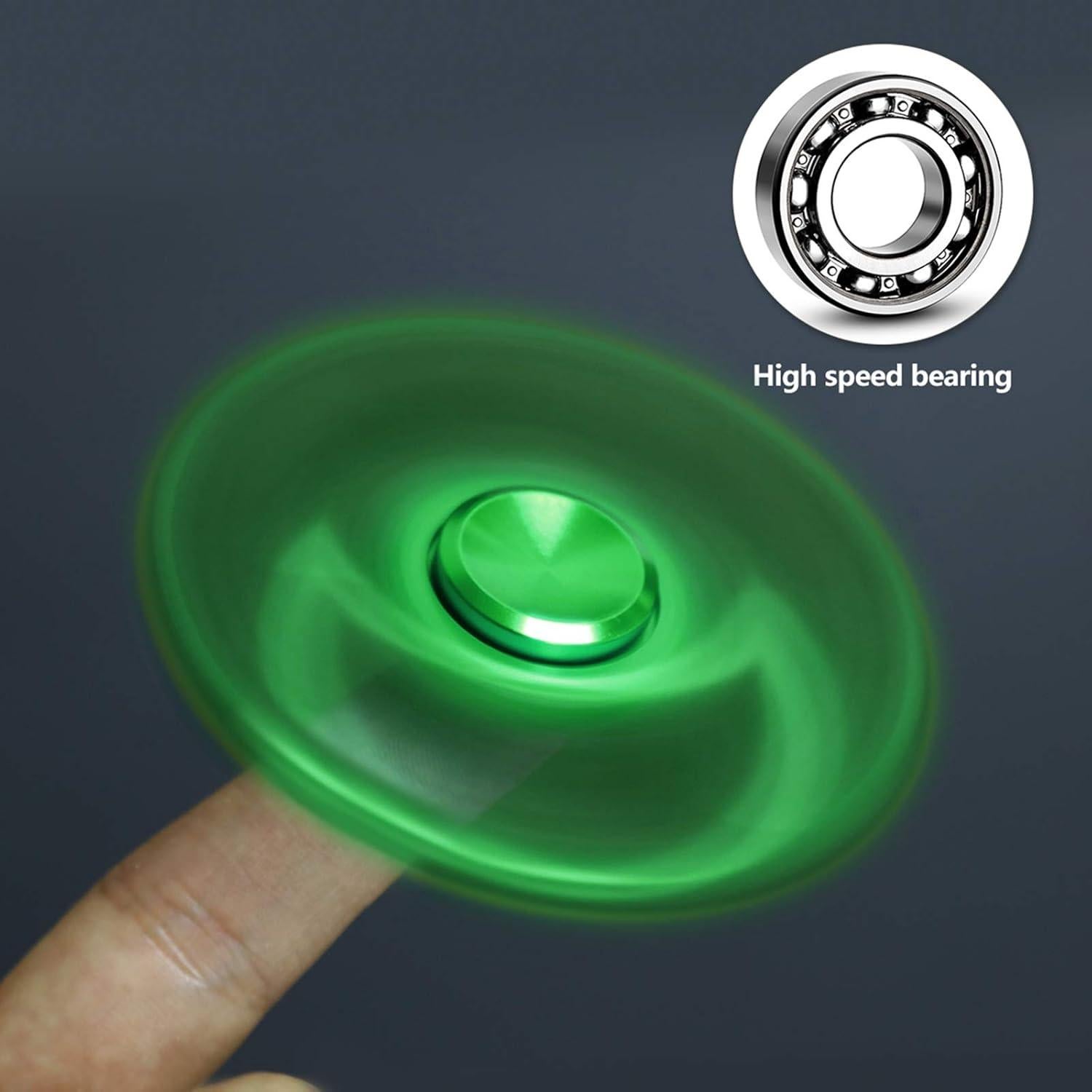 Fidget Spinner ATESSON Metal Aluminio 12,7 cm Antiestrés