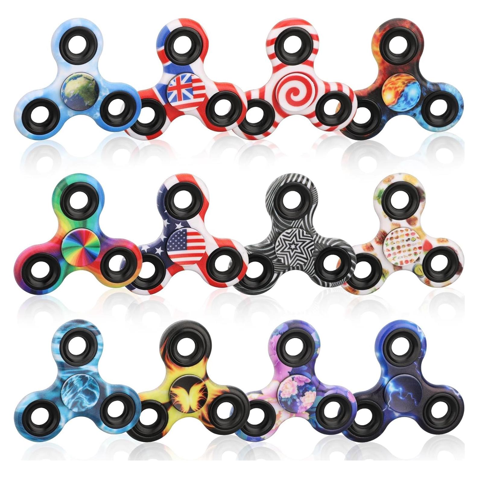 Paquete de 12 Spinners Fidget Mechaniker Alivio Estrés