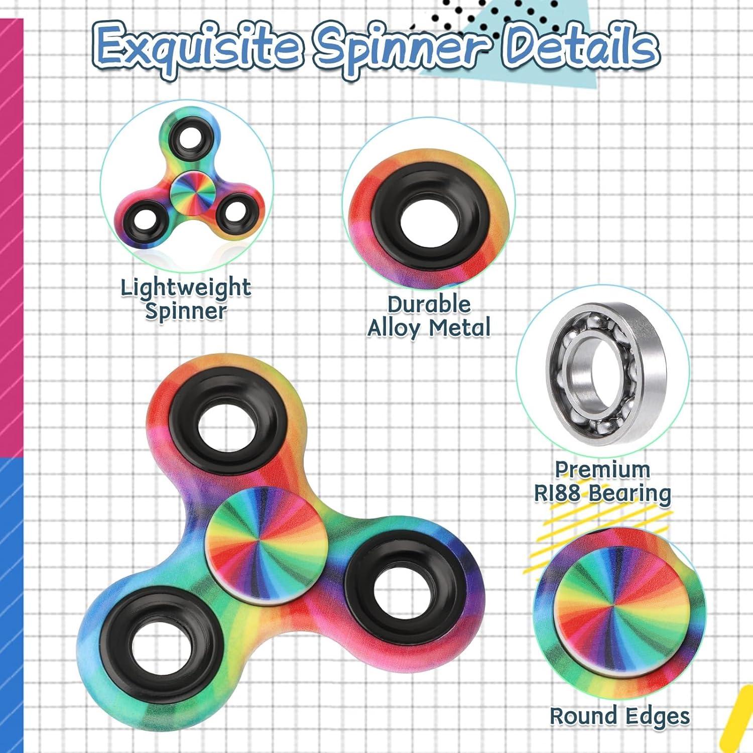 Paquete de 12 Spinners Fidget Mechaniker Alivio Estrés