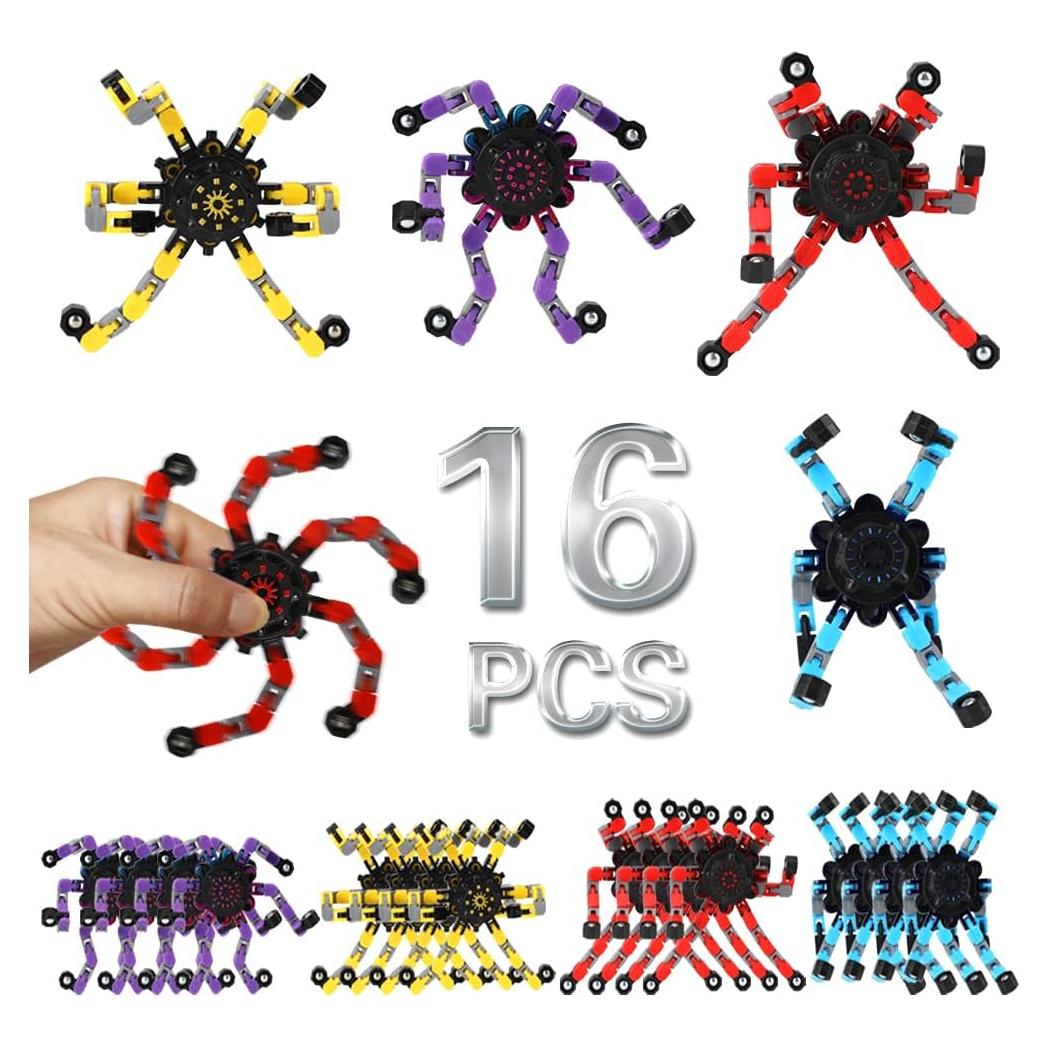 Paquete de 16 Spinners Fidget JYXT Juguetes Sensoriales
